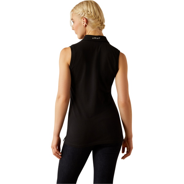 2025 Ariat Femmes Prix 3.0 Polo Manches Courtes 10055054 - Black